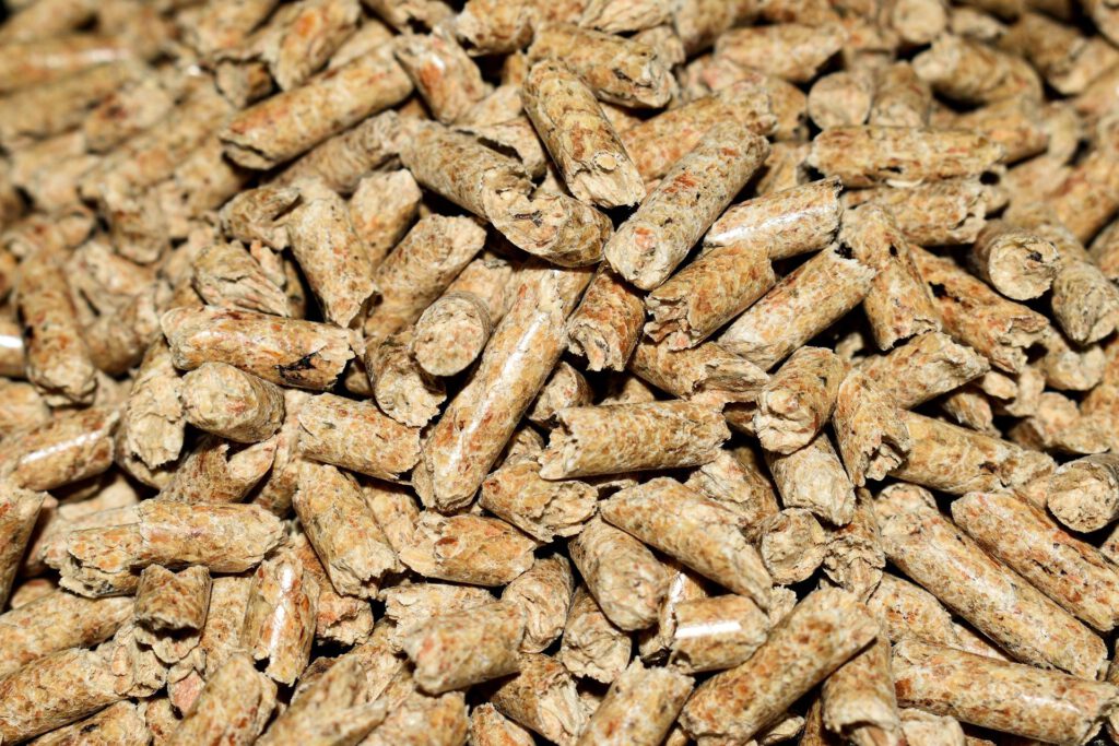 bruine pellets